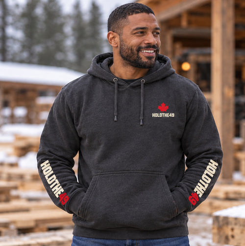 HOLDTHE49 Angry Beaver Full Print Hoodie, front view