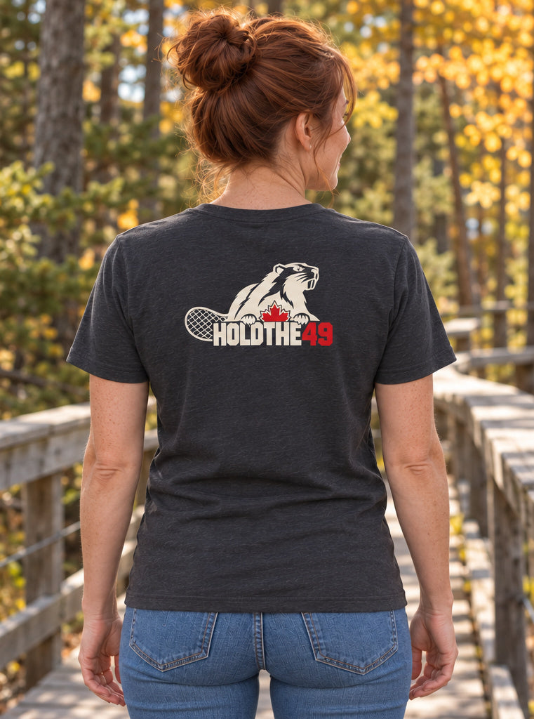 HOLDTHE49 Angry Beaver Tee, back view