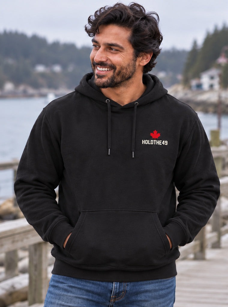 HOLDTHE49 Predator Goose Hoodie, front view