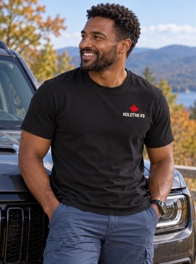 HOLDTHE49 Predator Goose Tee, front view