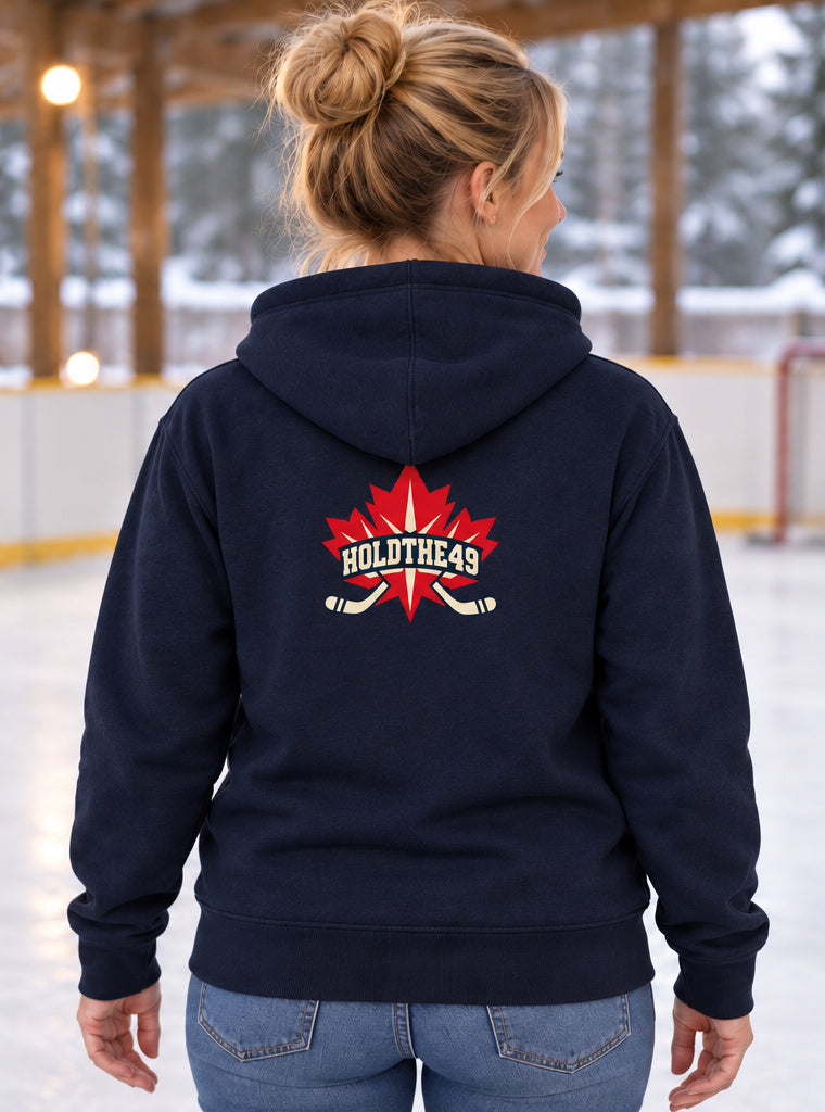 HOLDTHE49 Hockey Hoodie, back view