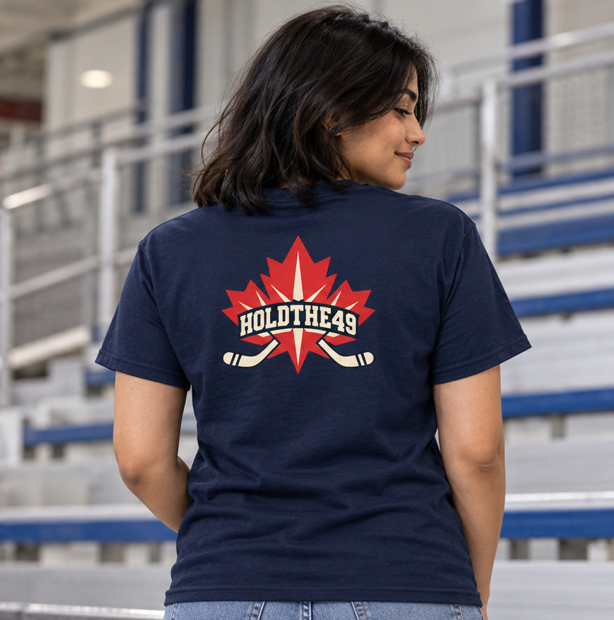 HOLDTHE49 Hockey Tee, back view