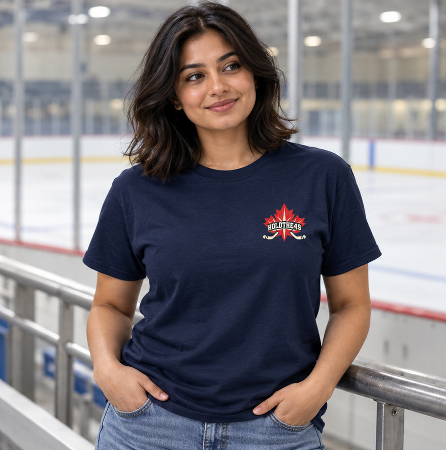 HOLDTHE49 Hockey Tee, front view