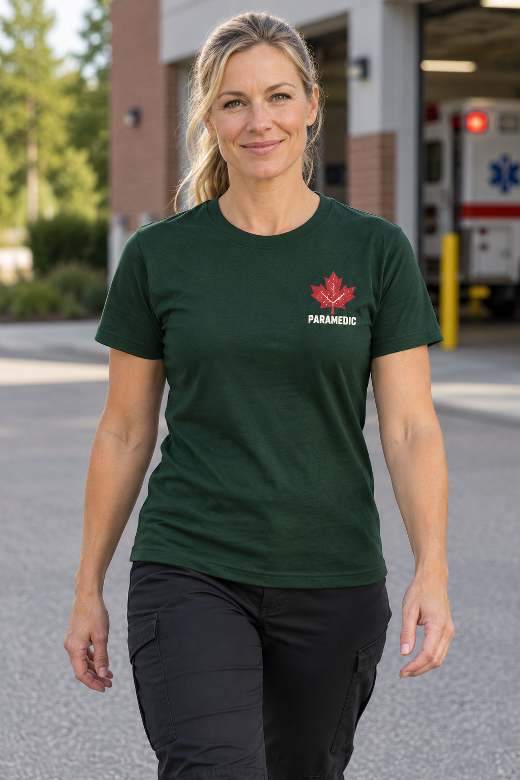 HOLDTHE49 Services Paramedic Tee, front view
